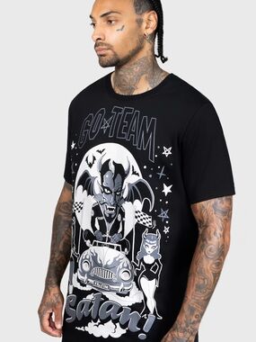 BNIBWT Killstar UNISEX Go Team Satan Tee Shirt - Small